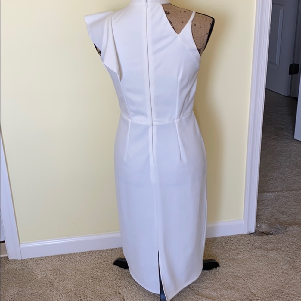 Topshop Ruffle Midi Dress - Picture 3 of 4